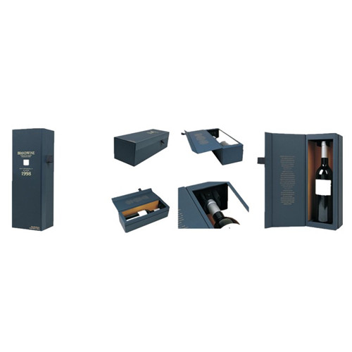 Folding wine box