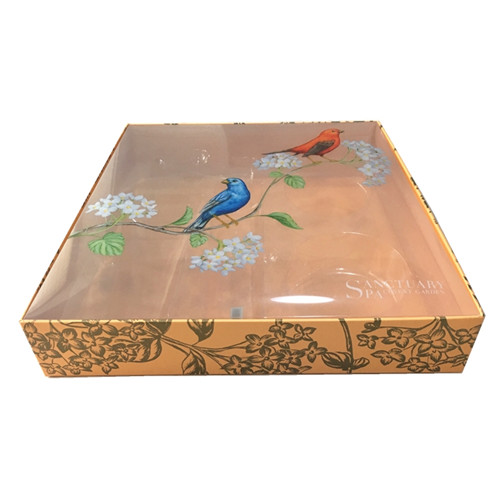 Exquisite Custom Printing PET Cover Cosmetic Box