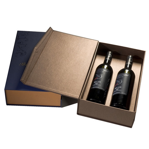 Beautiful Double bottle Red wine box 